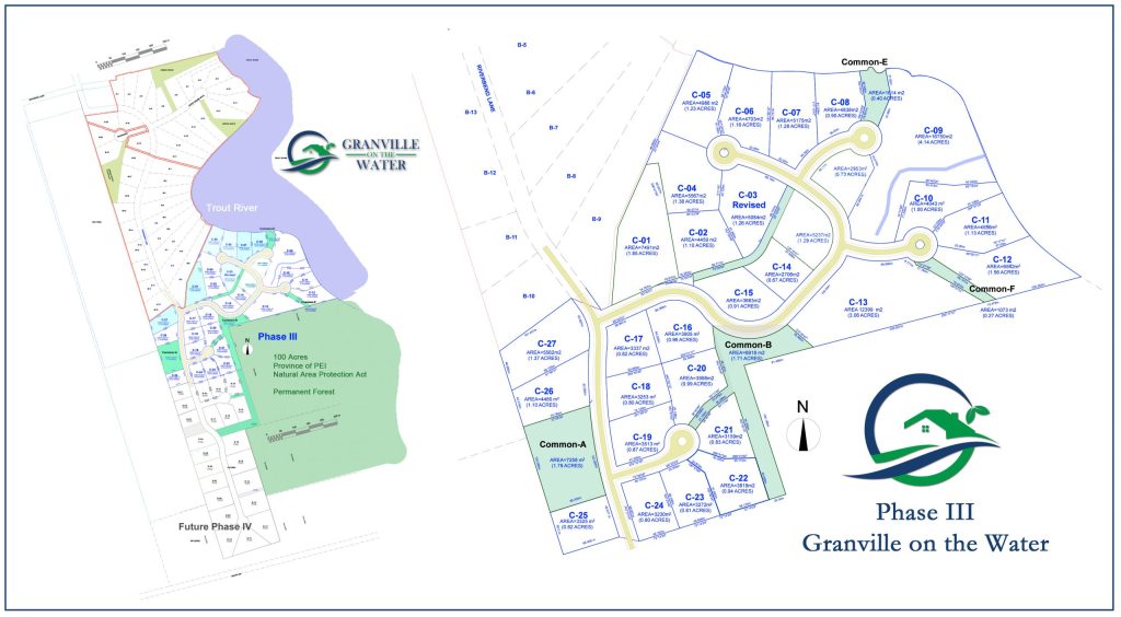 Granville on the Water PHASE III Lot Layout - 2022